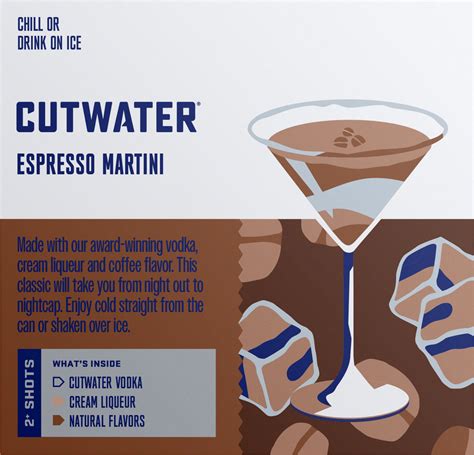 cutwater espresso martini calories